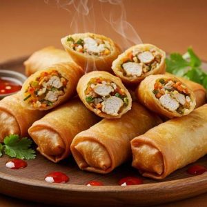 20. Chicken Spring Rolls (3pcs) / 鸡肉春卷（3 个）