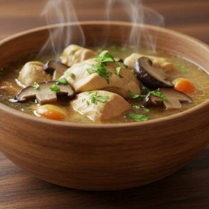 26. Chicken & Chinese Mushroom Soup / 鸡肉香菇汤