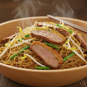 91. Duck Fried Rice Noodles / 鸭肉炒米粉