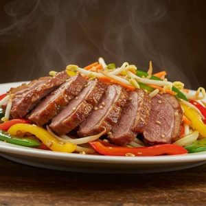 149. Roast Duck with Mixed Vegetables / 杂菜烧鸭