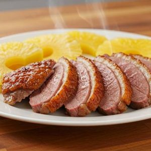 147. Roast Duck with Pineapple / 菠萝烧鸭