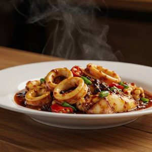 118. Squid in Chilli & Black Bean Sauce / 豉汁鱿鱼